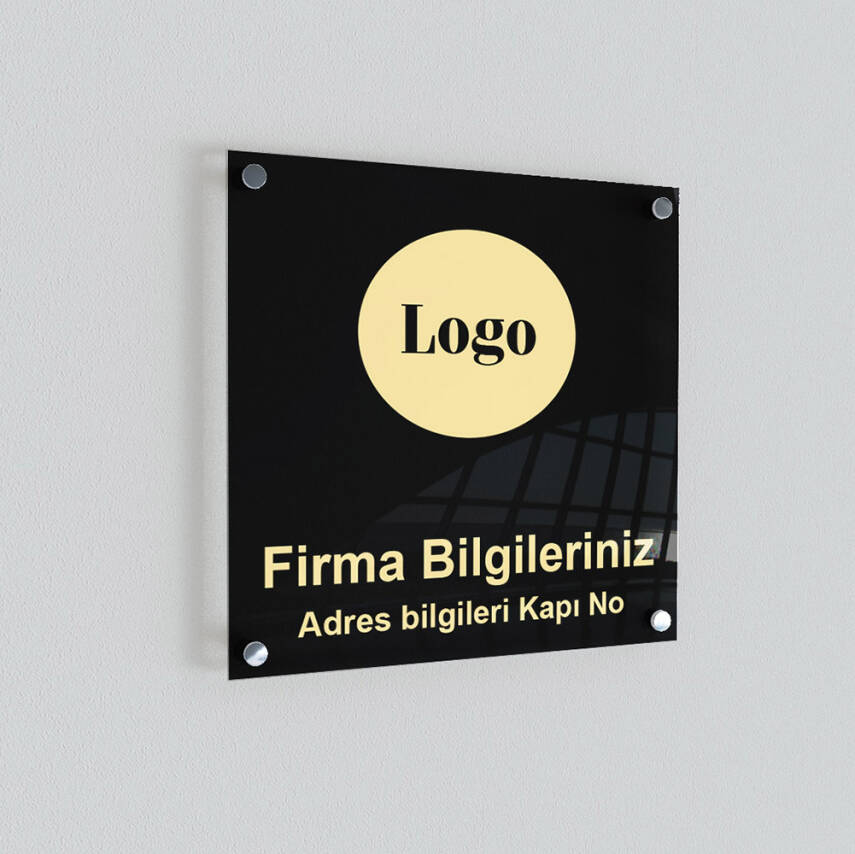 Dekoratif Kapı İsimliği - 1