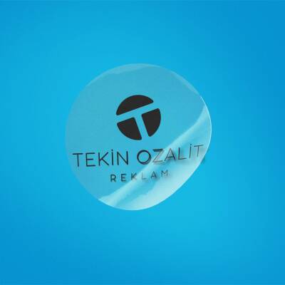 Yuvarlak Kesim Şeffaf Sticker / Etiket - 2